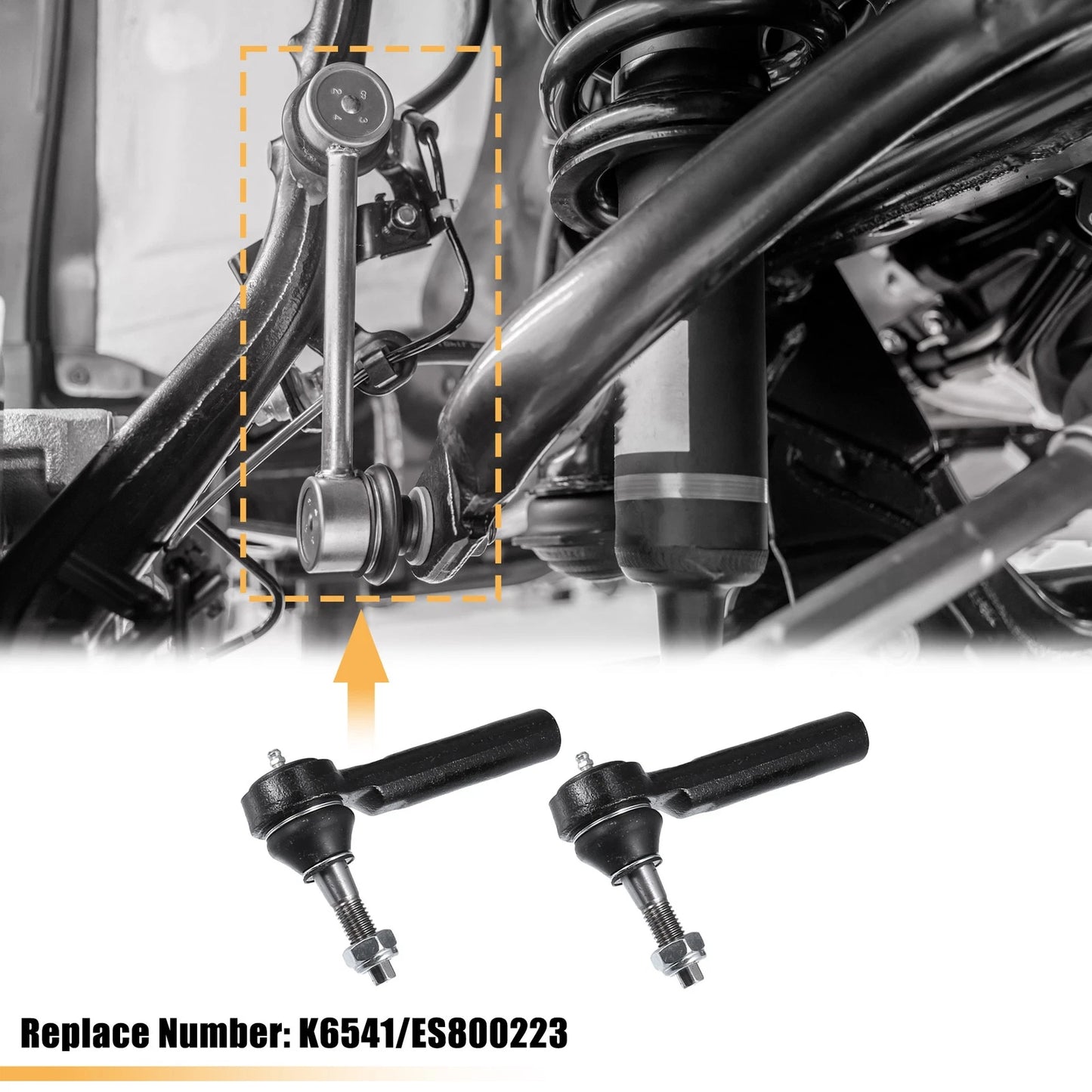 Set of 4 Front Lower Ball Joints No.K6541/ES800223 for Cadillac Escalade (2007–2009)