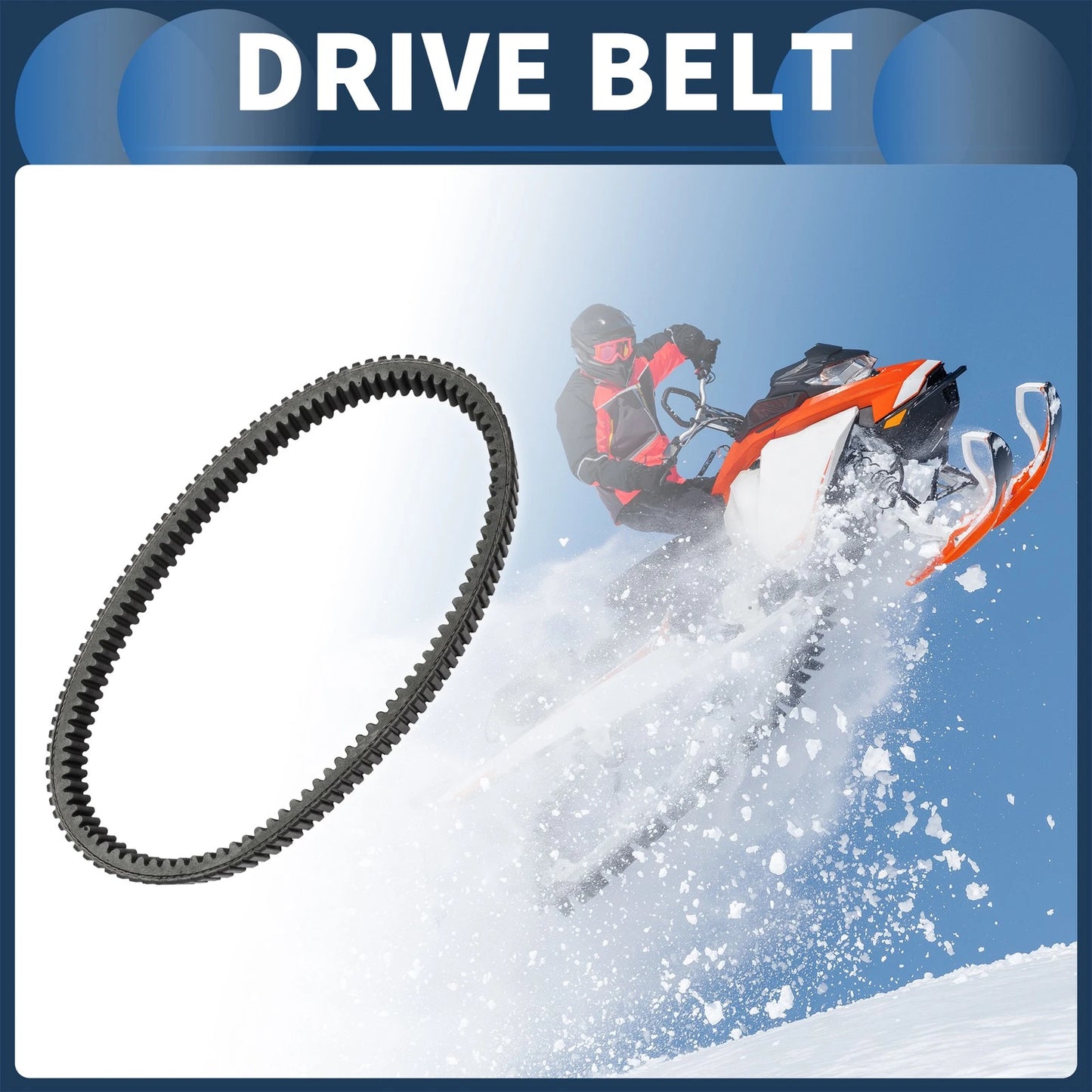 Drive Belt V-Belt No. 417300391 for Ski-Doo MXZ 800 (2003–2007)