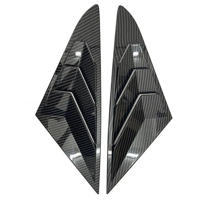 Carbon Fiber Window Louver Trim Cover for Hyundai Sonata (2015–2019)