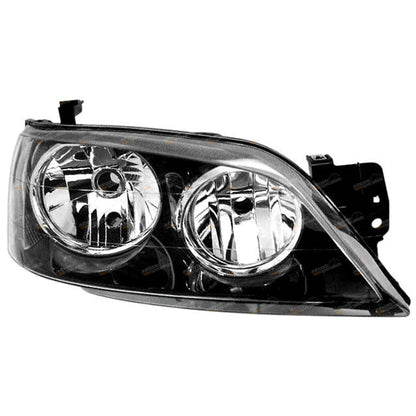 RH Black Headlight for Ford BA BF Falcon Fairmont (2002–2006)