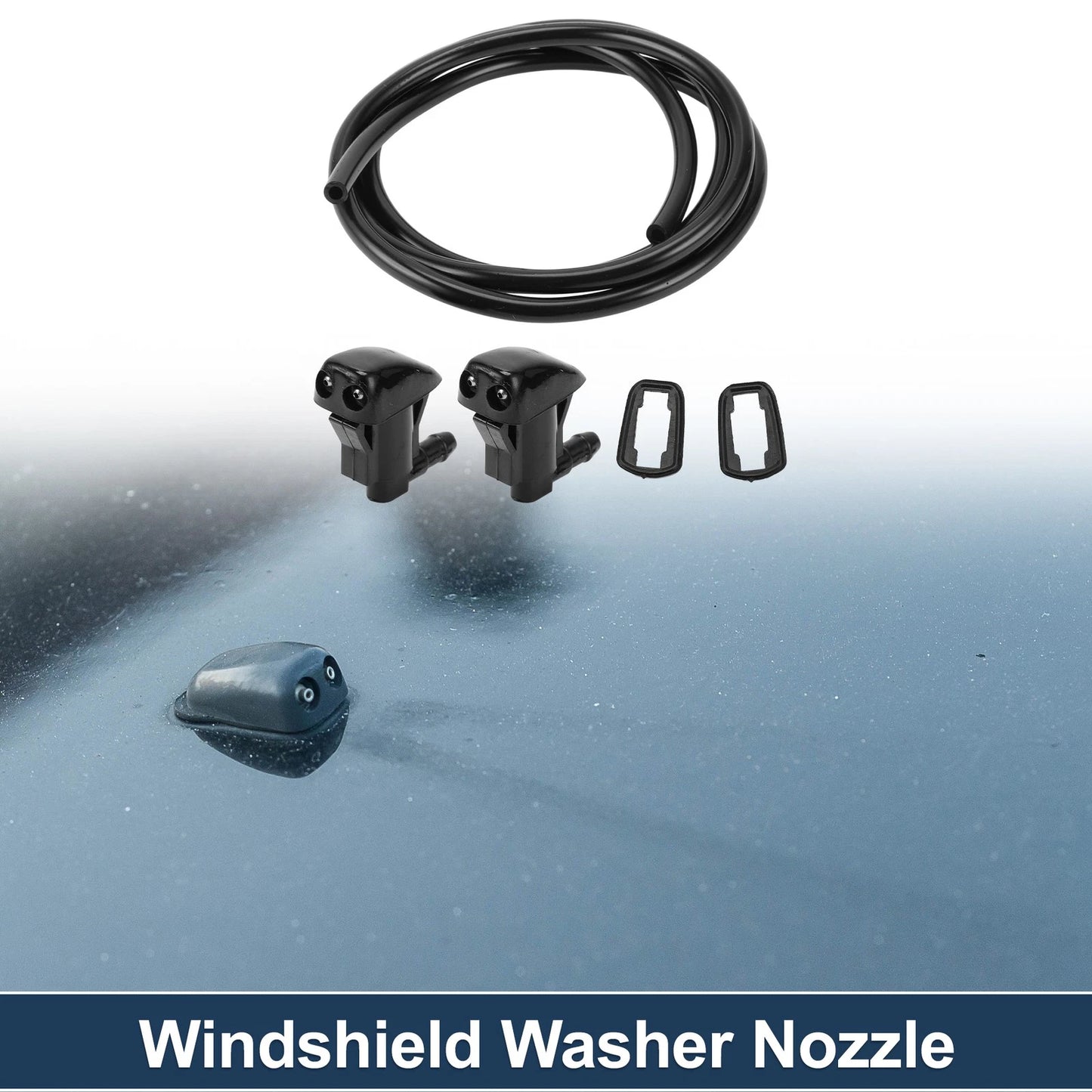 Windshield Washer Nozzle with Gasket