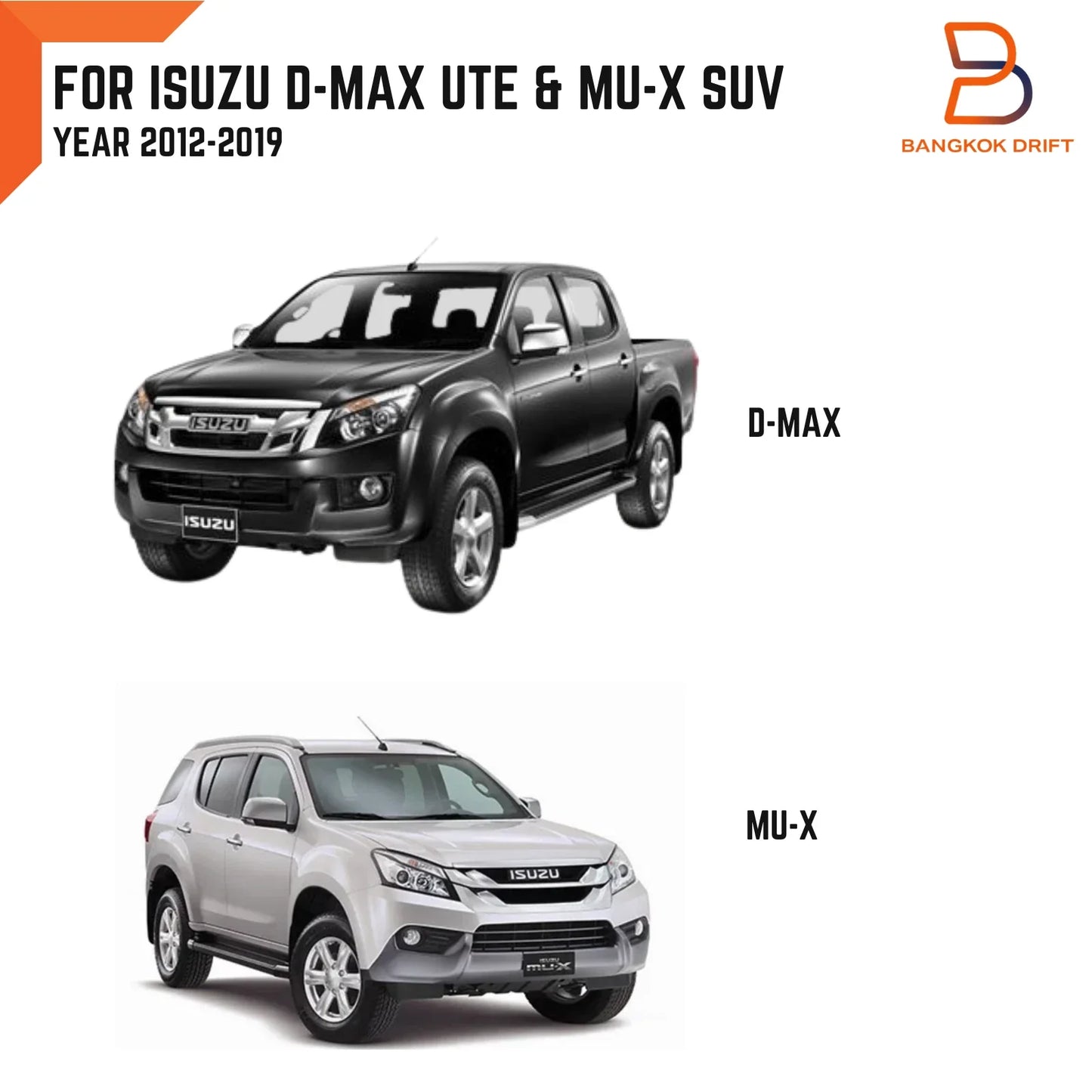 Genuine Roof Aerial Antenna Base & Mast for Isuzu D-Max MU-X (2012-2018)