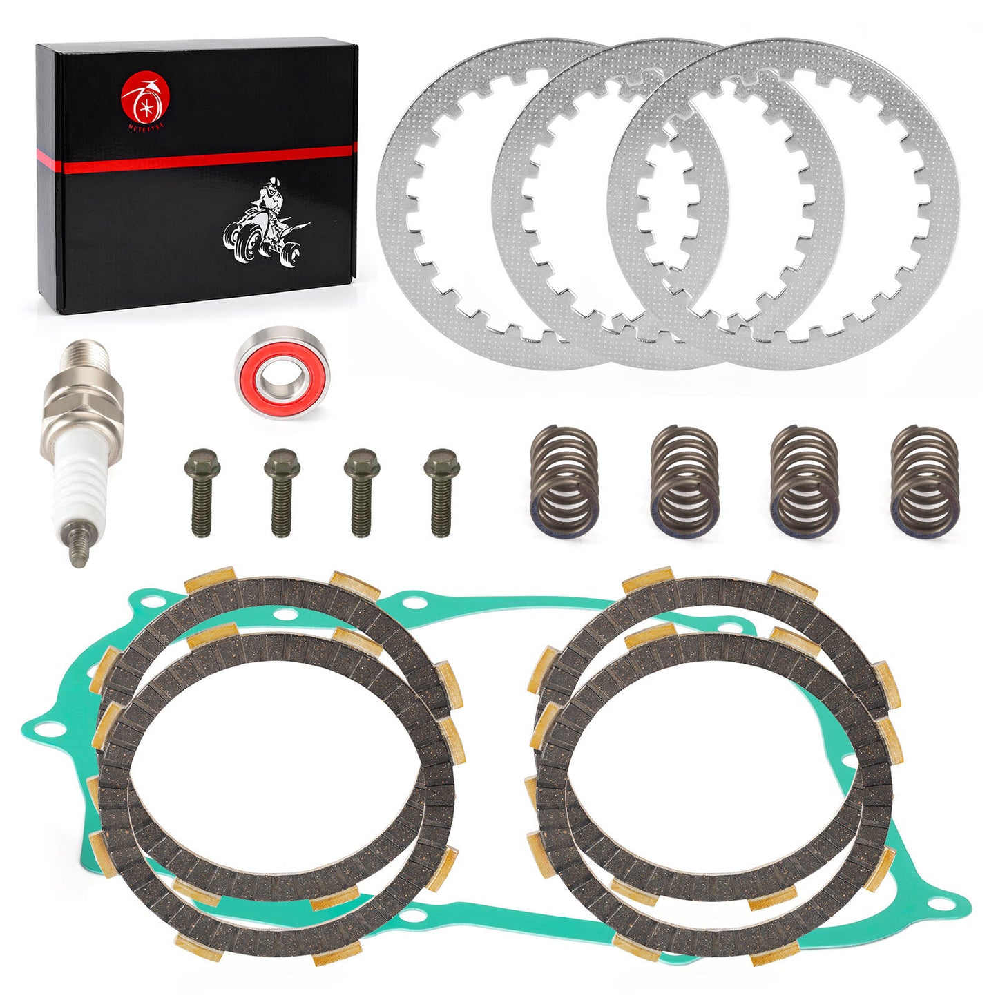 Clutch Friction Plates Gasket Kit for Honda XR80R XR100R (1987–2004)