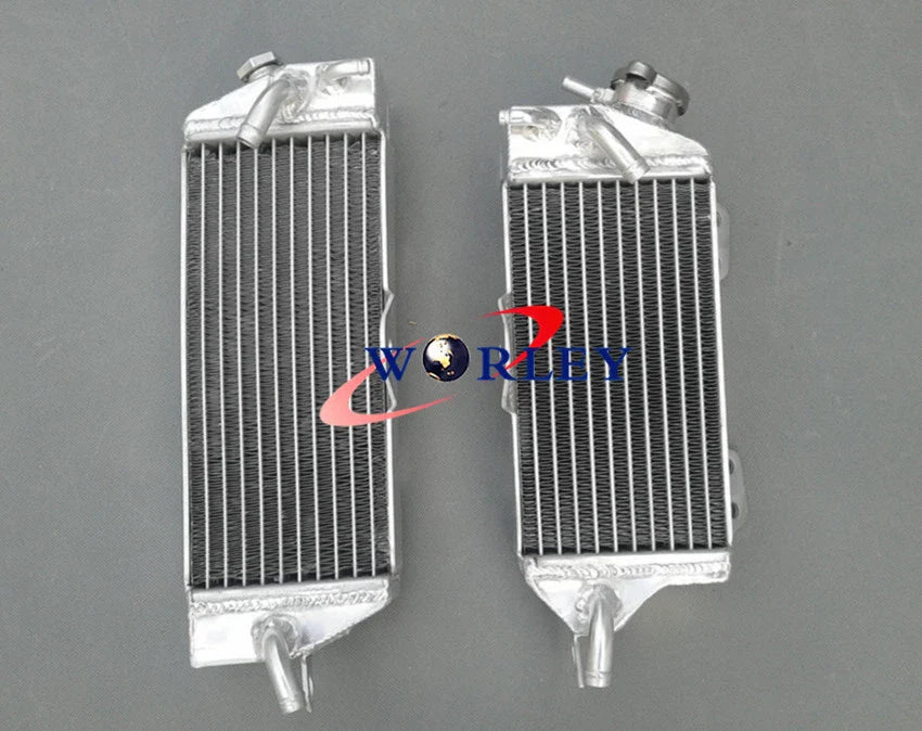 Aluminum Radiator & Black Hose for Kawasaki KX250 (1990-1993)