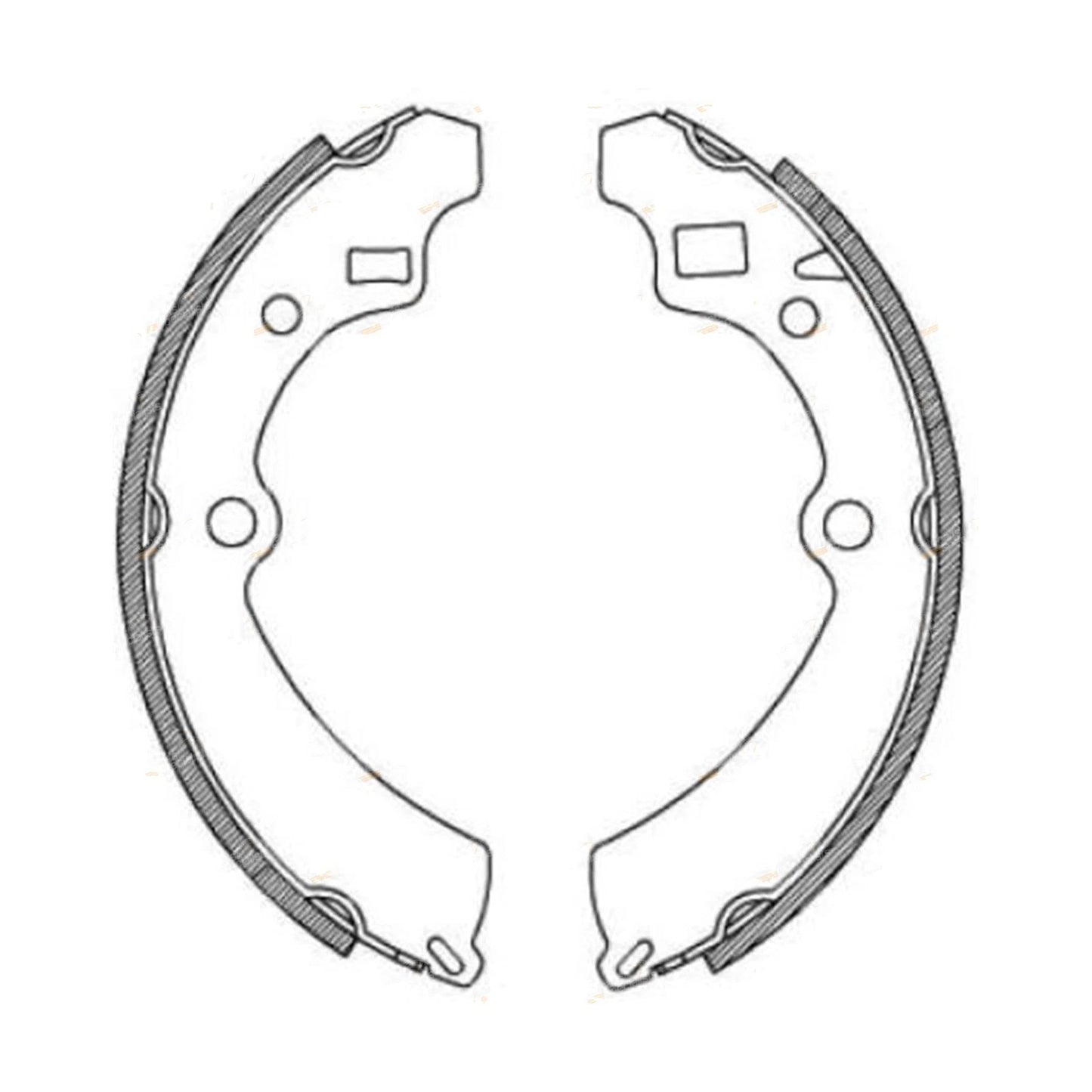 Rear Brake Shoe Set for Suzuki Sierra 1.3L (1988–1998)