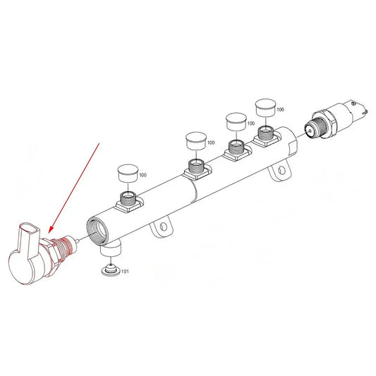 6.7L Diesel Fuel Rail Pressure Regulator Kit for 2011-2019 Ford