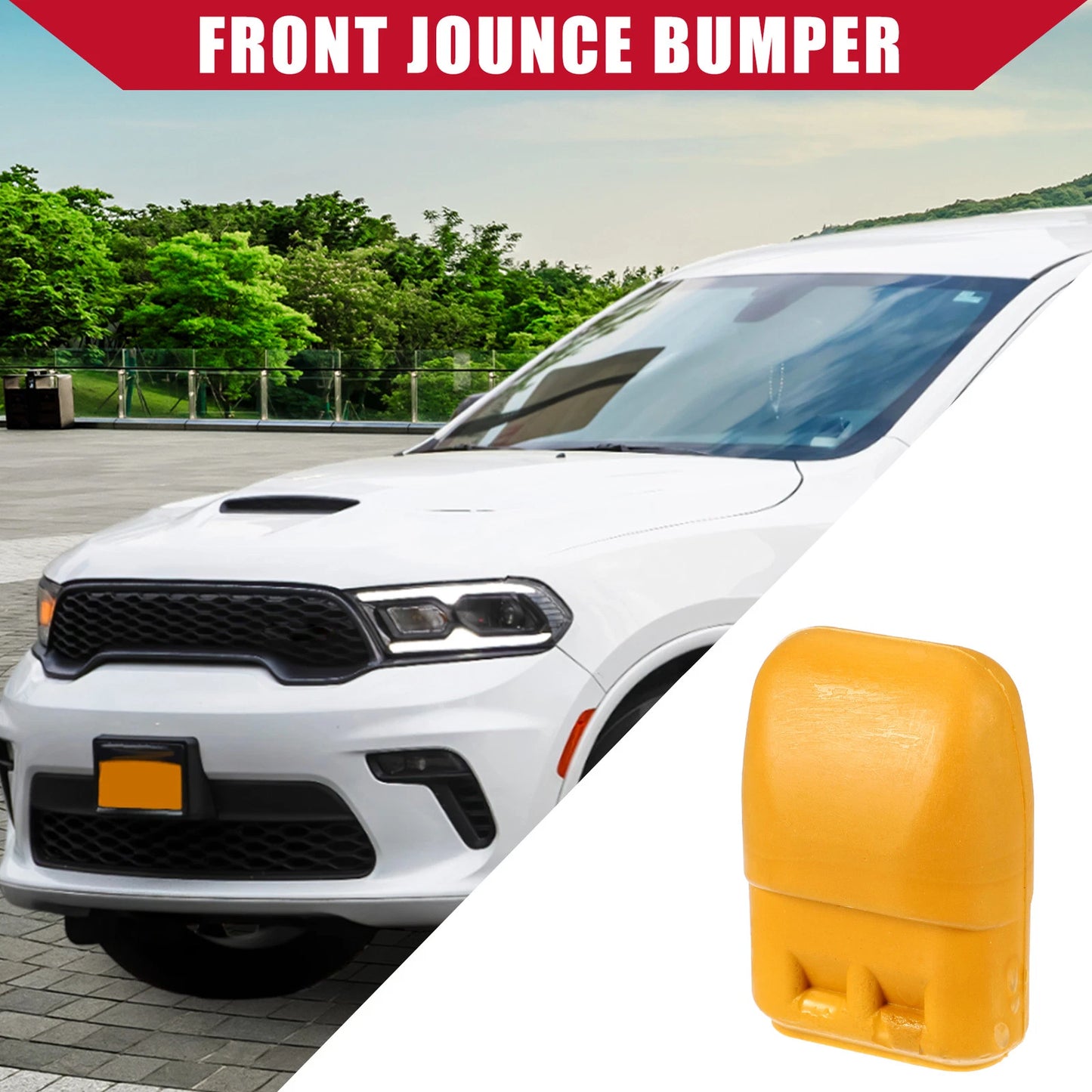 2pcs Front Jounce Bumper No.52106438AB for Dodge Durango (2000–2003)