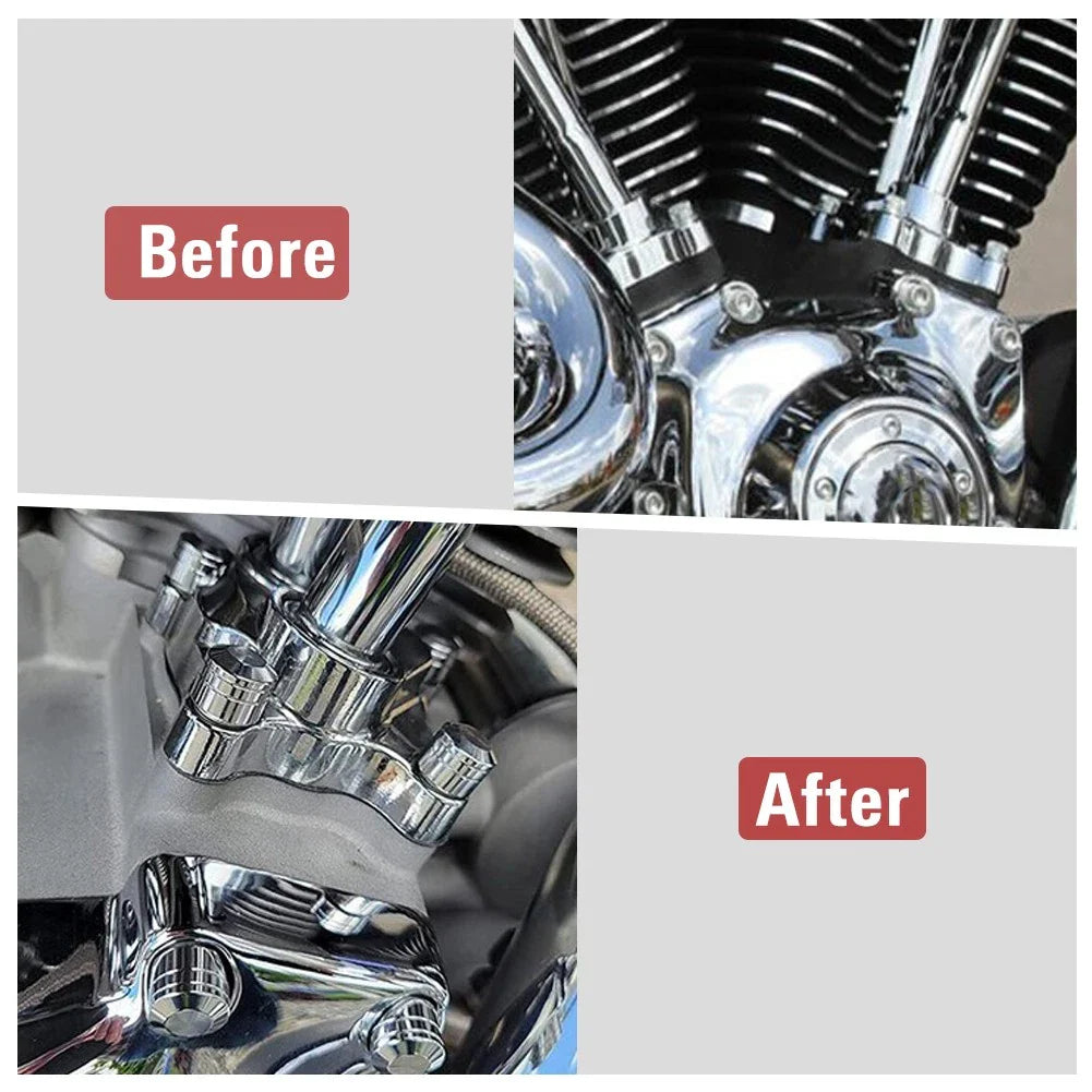 10 x CNC 11mm-14.6mm Engine Bolt Topper Caps Covers for Harley Dyna Softail