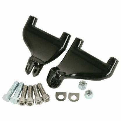 Passenger Footpeg Support Mounts for Harley Sportster XL 883 1200 (2004-2013)