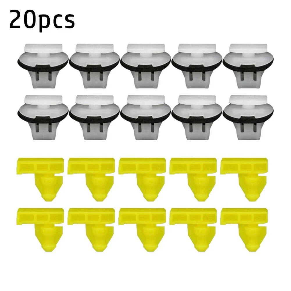 20pcs/set Plastic Moulding Clips for Nissan Juke (2010–2019)