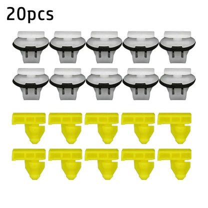 20pcs/set Plastic Moulding Clips for Nissan Juke (2010–2019)