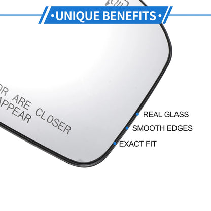 Heated Right Passenger Side Mirror Glass for Ford Fusion (2006–2010)