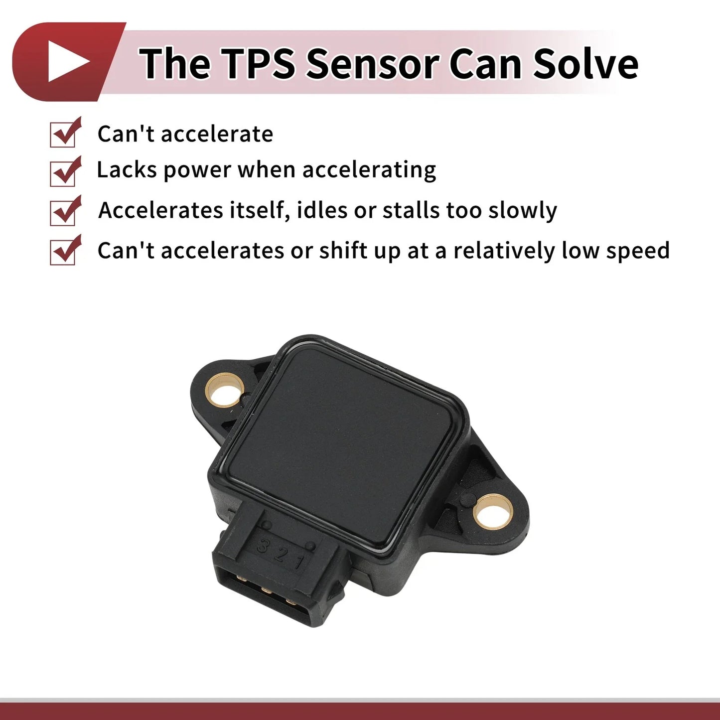 Throttle Position Sensor for Hyundai Accent (1995-1999) 1 x Sensor