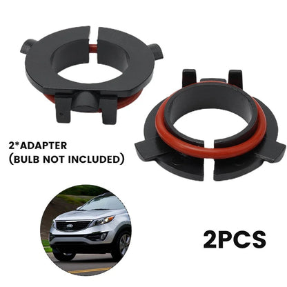 2x H7 LED Headlight Bulb Adapter Holder Socket Retainer for Kia Sportage K3