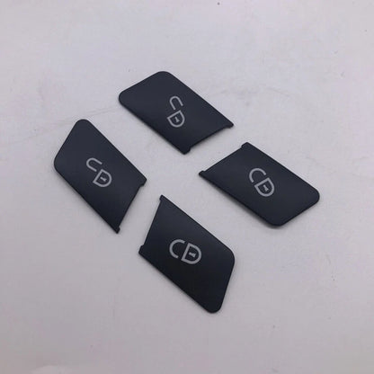 4x Door Unlock Switch Button Trim Cover Matte Black for Mercedes-Benz W204 W212 (2007-2013)