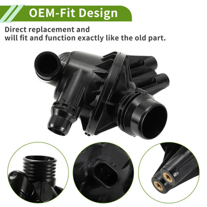 Engine Coolant Thermostat Housing Assembly for BMW F25 X3 (2010-2012)