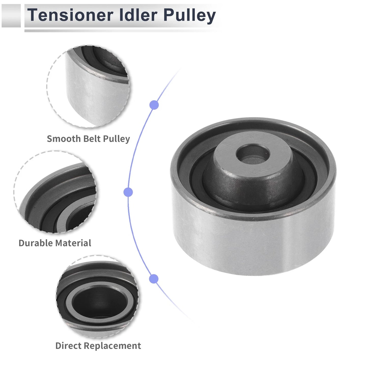 Drive Belt Idler Pulley for Kia Rio Hyundai (2006–2011) No. 2481026020