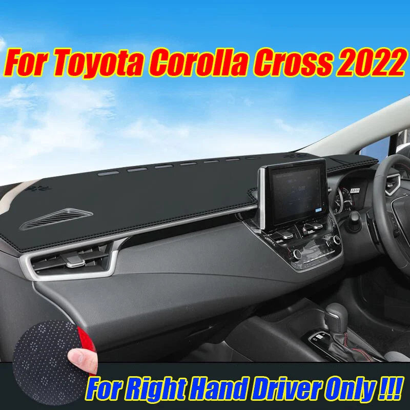 RHD Leather Dashboard Cover Dash Pad for Toyota Corolla Cross (2022–2022)