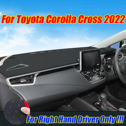 RHD Leather Dashboard Cover Dash Pad for Toyota Corolla Cross (2022–2022)