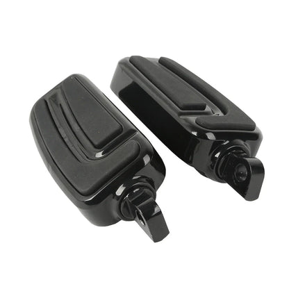 10mm Male Mount Footpegs for Harley Touring Sportster XL883 1200 (2004-2023)