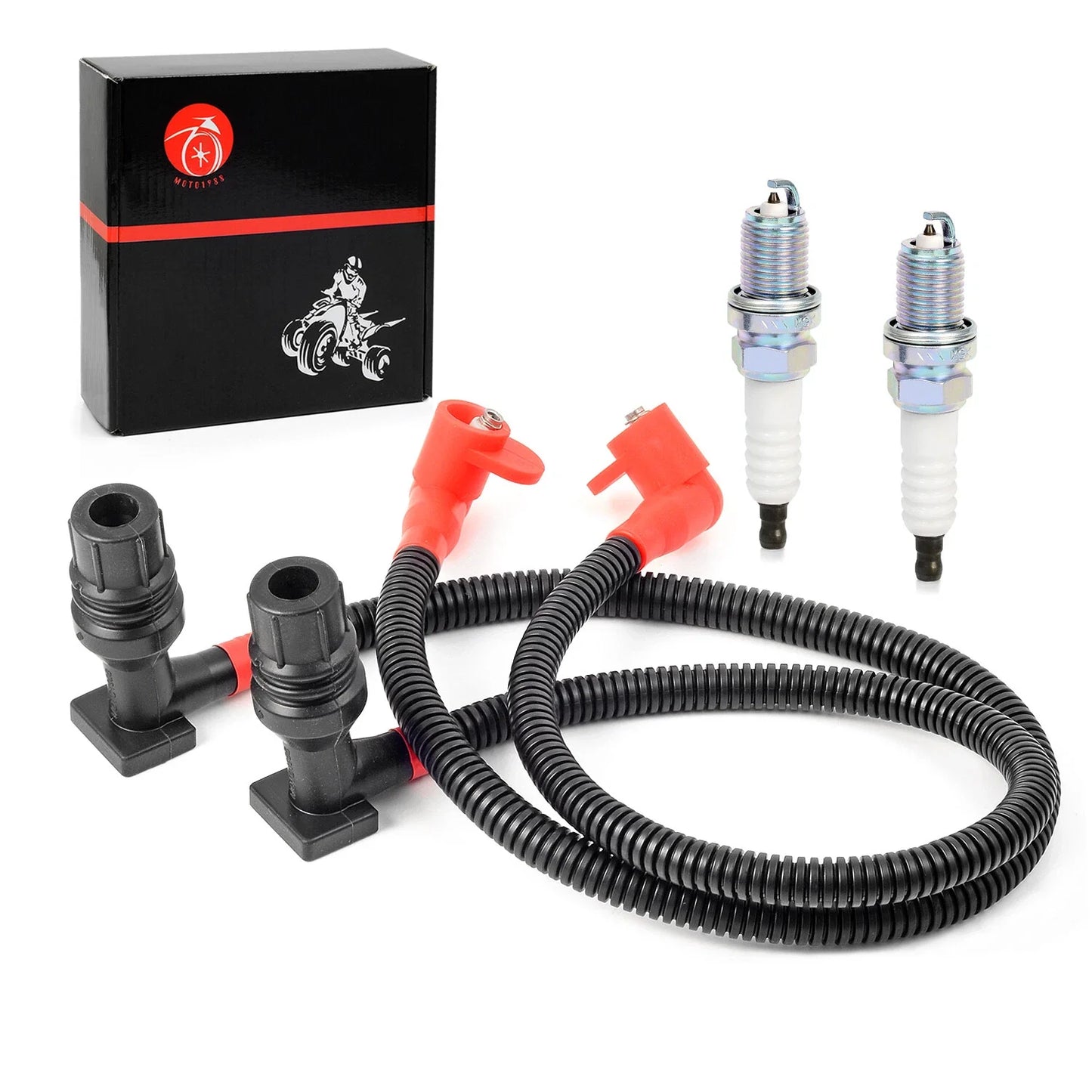 Ignition Coil Wire Cap and Spark Plug for Polaris RZR 800 (2011–2014)