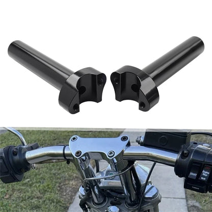 6.5" Straight Handlebar Risers for Harley Dyna Low Rider Super Glide (1" Bar)