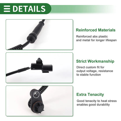 ABS Wheel Speed Sensor No. 956804H100 for Hyundai H-1 (2011)