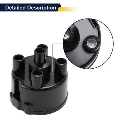 Ignition Distributor Cap for Morris Mini (1967–1981) No. 37H8827EVA Black