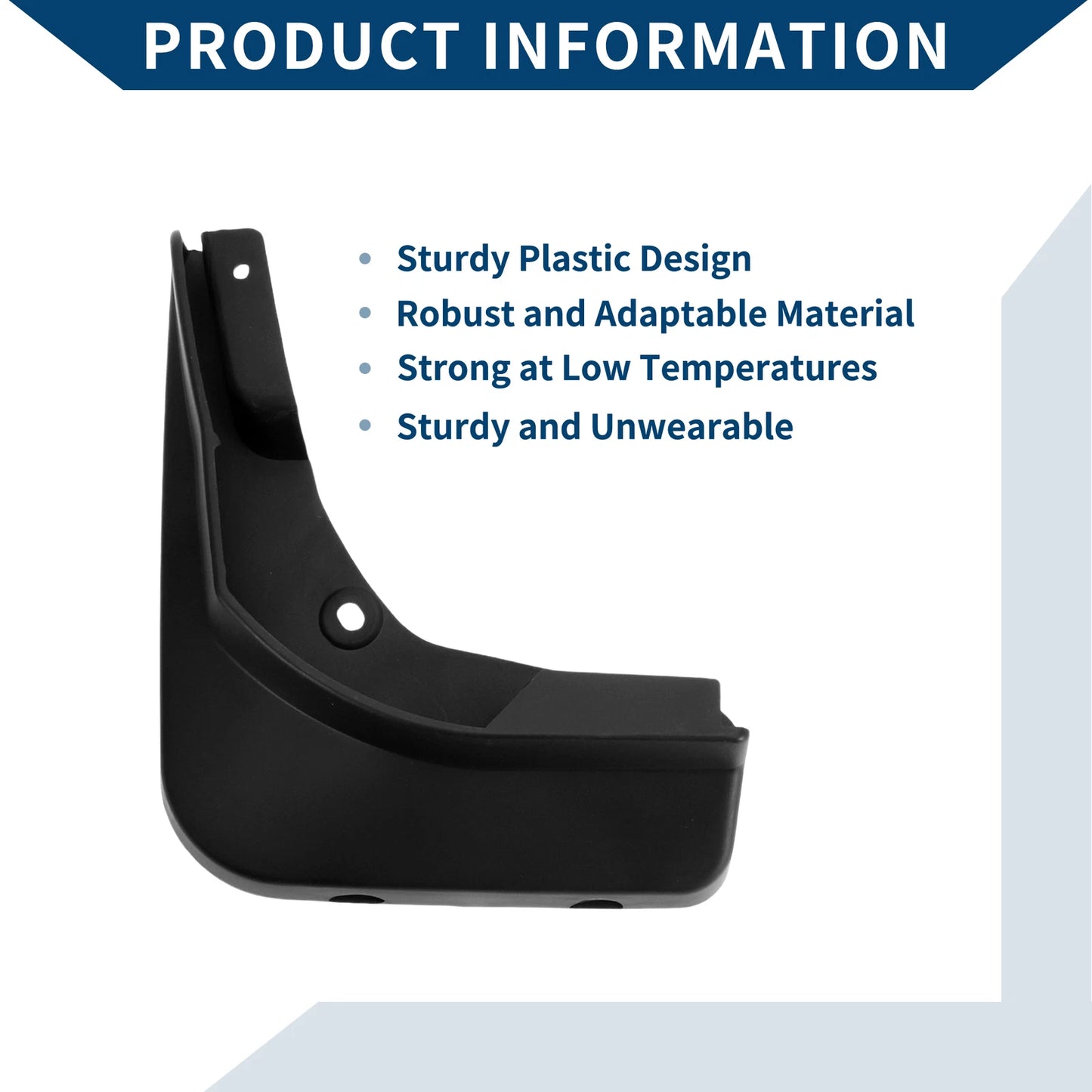 Set of 4 Mud Flaps Splash Guards for Mercedes Benz E-Class (2016–2023)
