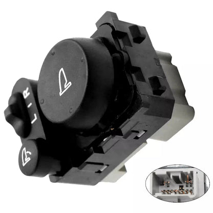 Mirror Control Switch for Honda Fit Jazz (2009-2014) Black
