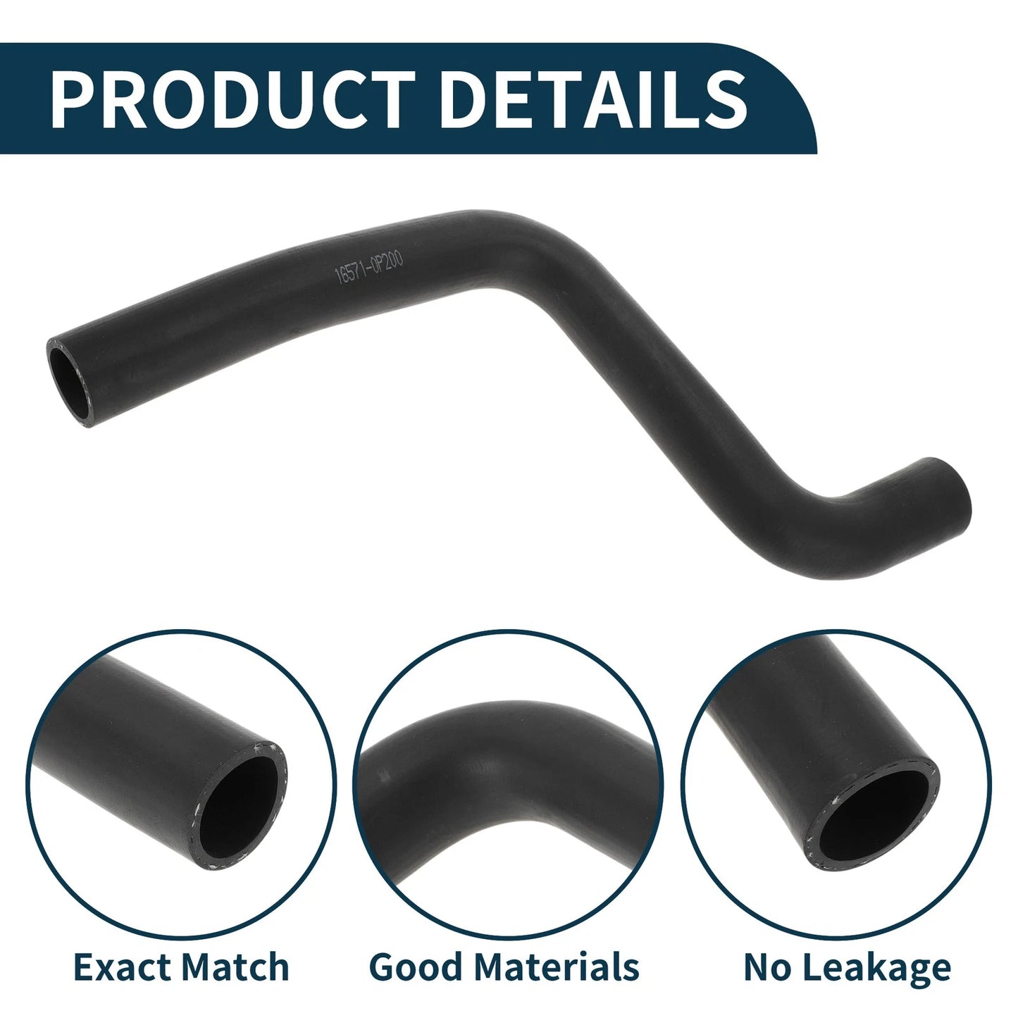 Radiator Hose No. 165710P200 for Toyota Highlander (2014–2019)