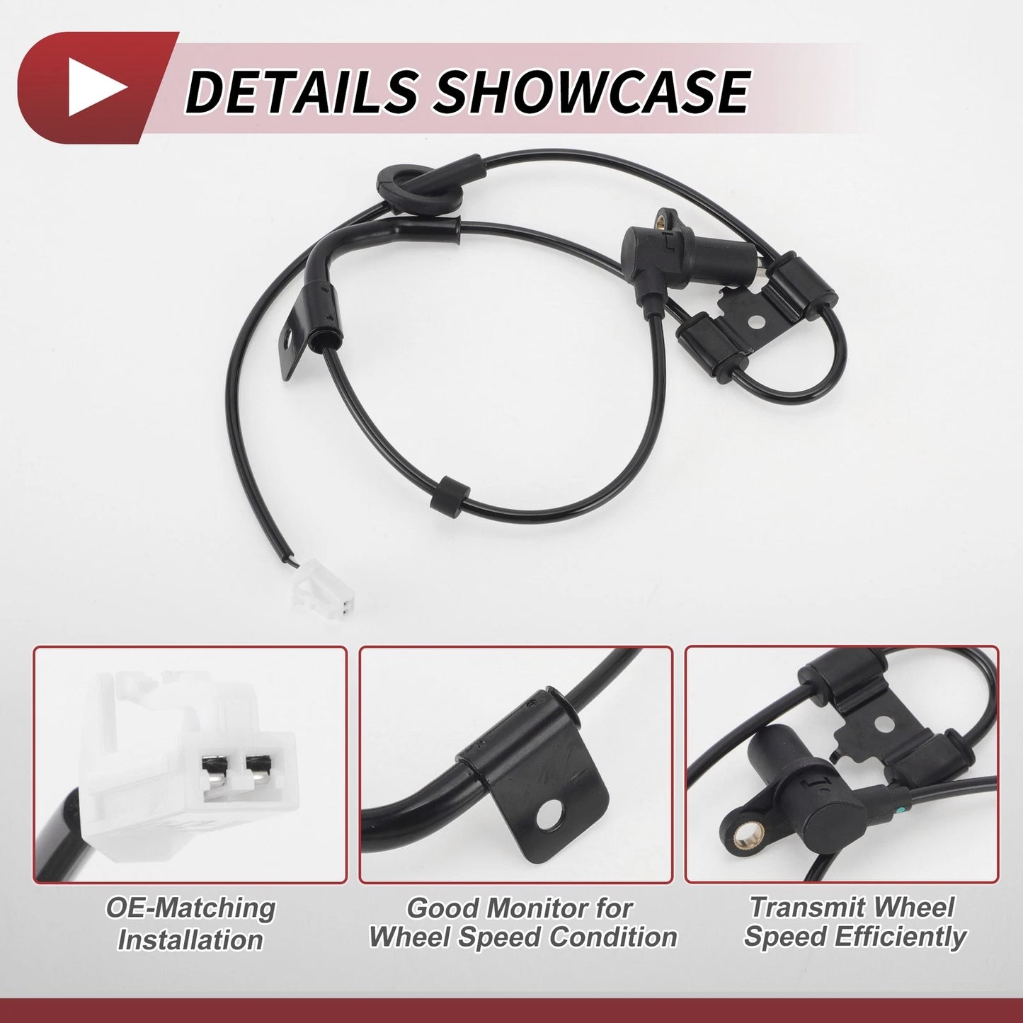 ABS Wheel Speed Sensor No. 956802F100 for Kia Spectra5 (2004–2009) Rear Right