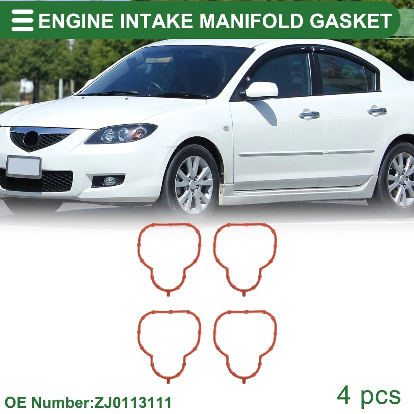 Engine Intake Manifold Gasket for Mazda 3 (2003–2009) No.ZJ0113111