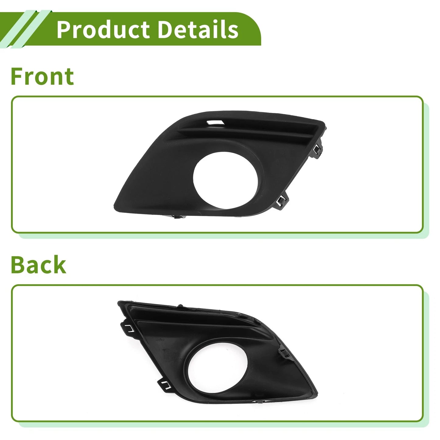 1 Pc Front Left Fog Light Grill for Volvo XC60 (2010-2016)