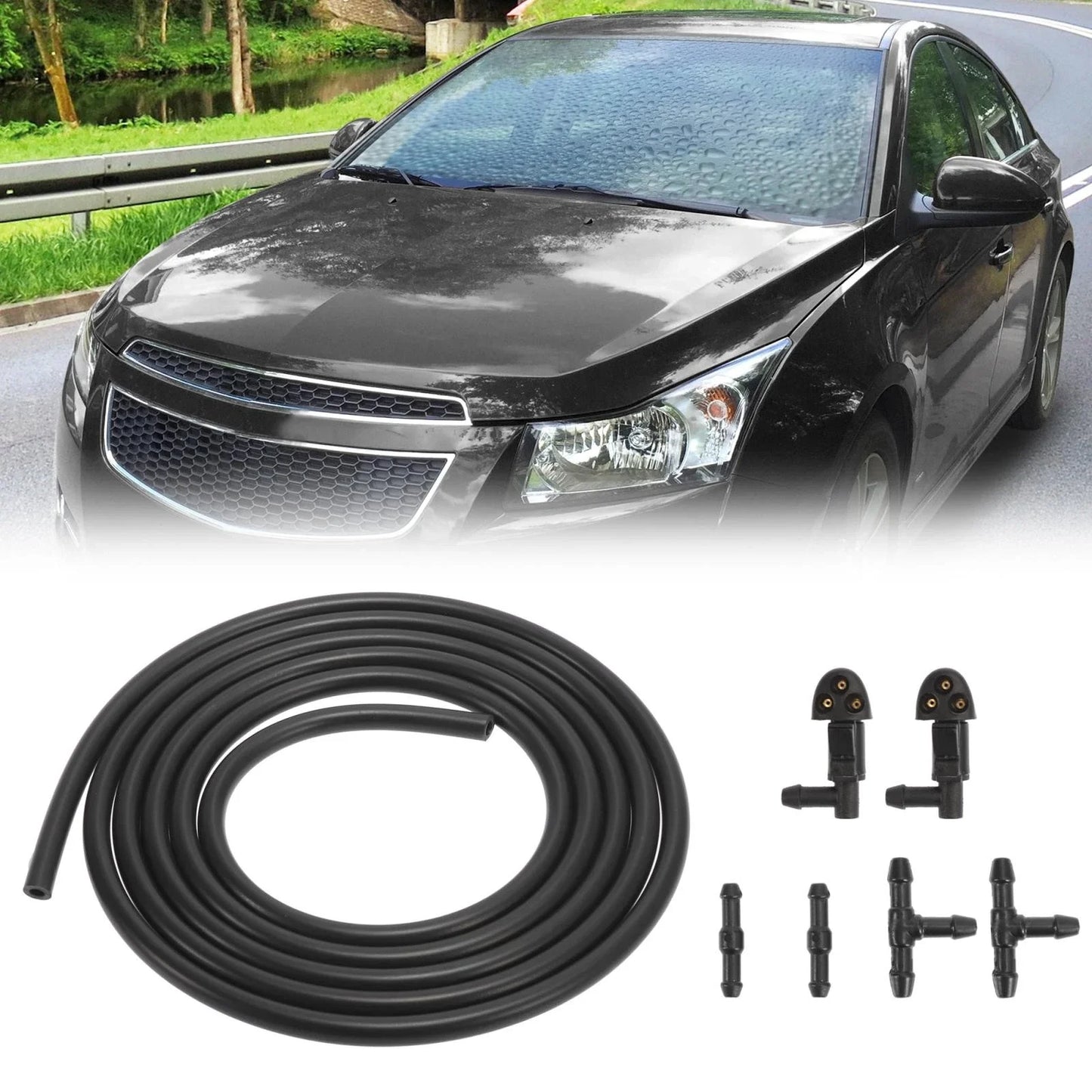 5 x Windshield Wiper Fluid Squirter Nozzles for Chevrolet Cruze (2009-2014)