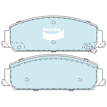 Set of 4 Bendix Ultimate Disc Brake Pads for VE VF Commodore (2006–2017)