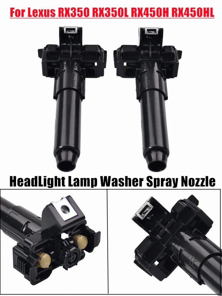 2 x Headlight Washer Spray Nozzle for Lexus RX350 RX350L RX450H (2019–2022)