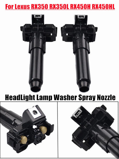 2 x Headlight Washer Spray Nozzle for Lexus RX350 RX350L RX450H (2019–2022)