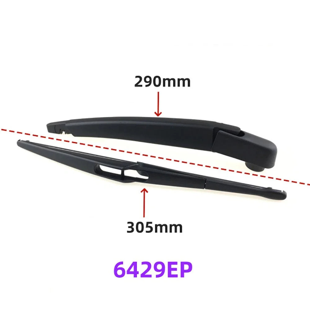 Rear Wiper Blade & Arm for Peugeot 3008, 308, 508 (2007-2018)