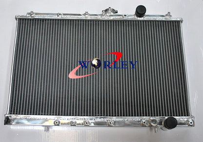 52mm Aluminum Radiator & Fans for Mitsubishi Lancer EVO 1-3 (92-96)