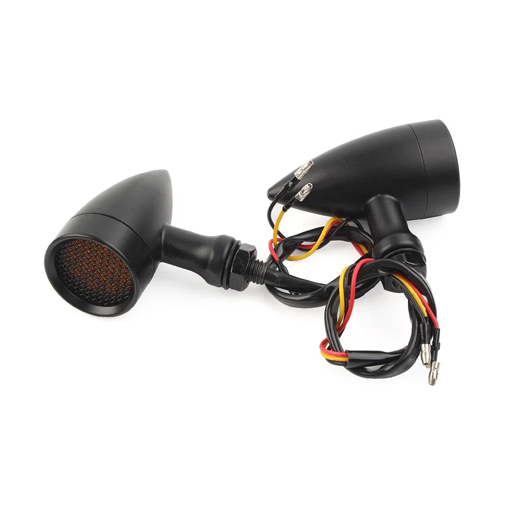 Amber LED Turn Signal Blinker Light for Harley & Honda Motorcycles