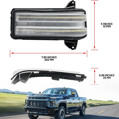 Mirror LED Turn Signal Lamp for Chevy/GMC 2500HD/3500HD (2020–2024)