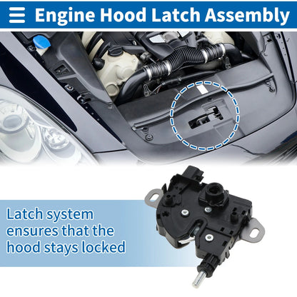 Hood Latch Assembly for Ford Focus (2000–2014) No. 3M5116700AC
