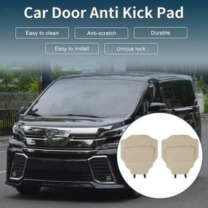 Leather Anti Kick Pad Sticker for Toyota Vellfire Alphard 40 (2015–2020)