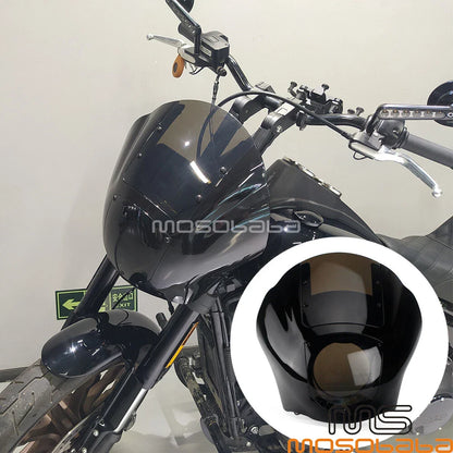 Headlight Fairing Windshield for Harley Softail FXBB Street Bob Dyna XL1200