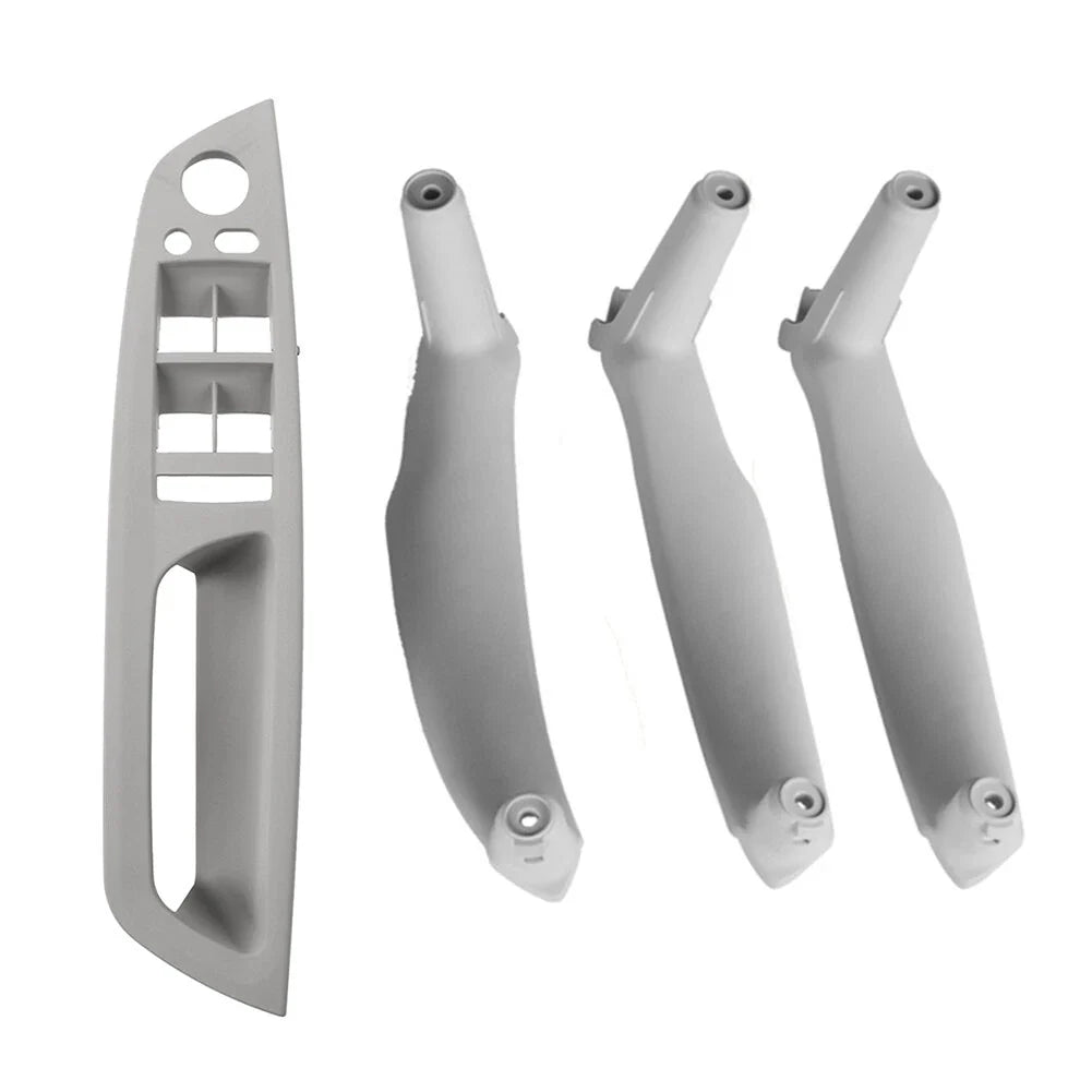 4 x ABS Inner Door Pull Handle Trim Covers for BMW X5 E70 X6 E71 E72 (2007-2013)