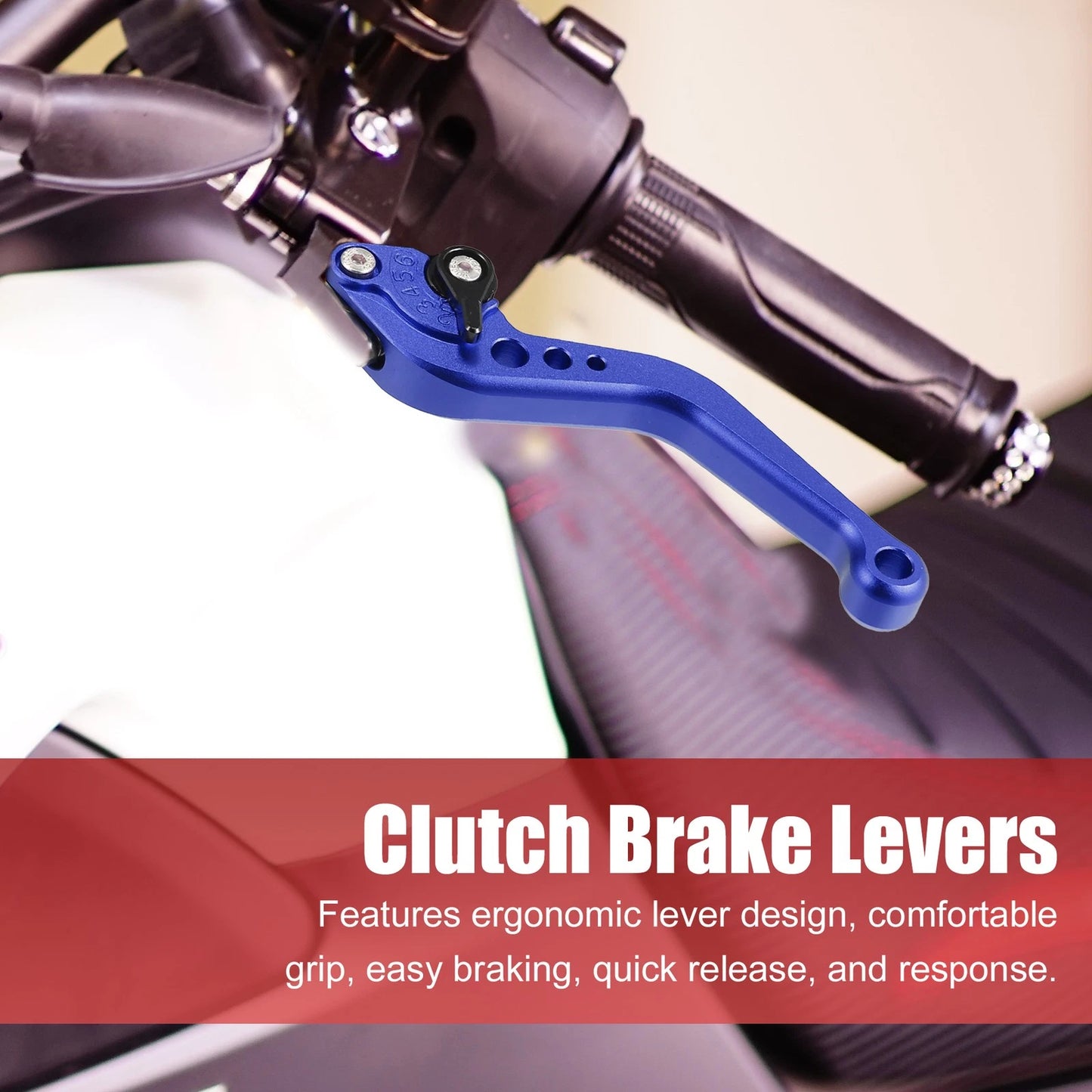 Pair CNC Brake Clutch Levers for Yamaha FZ6 Fazer (2004–2010) Blue