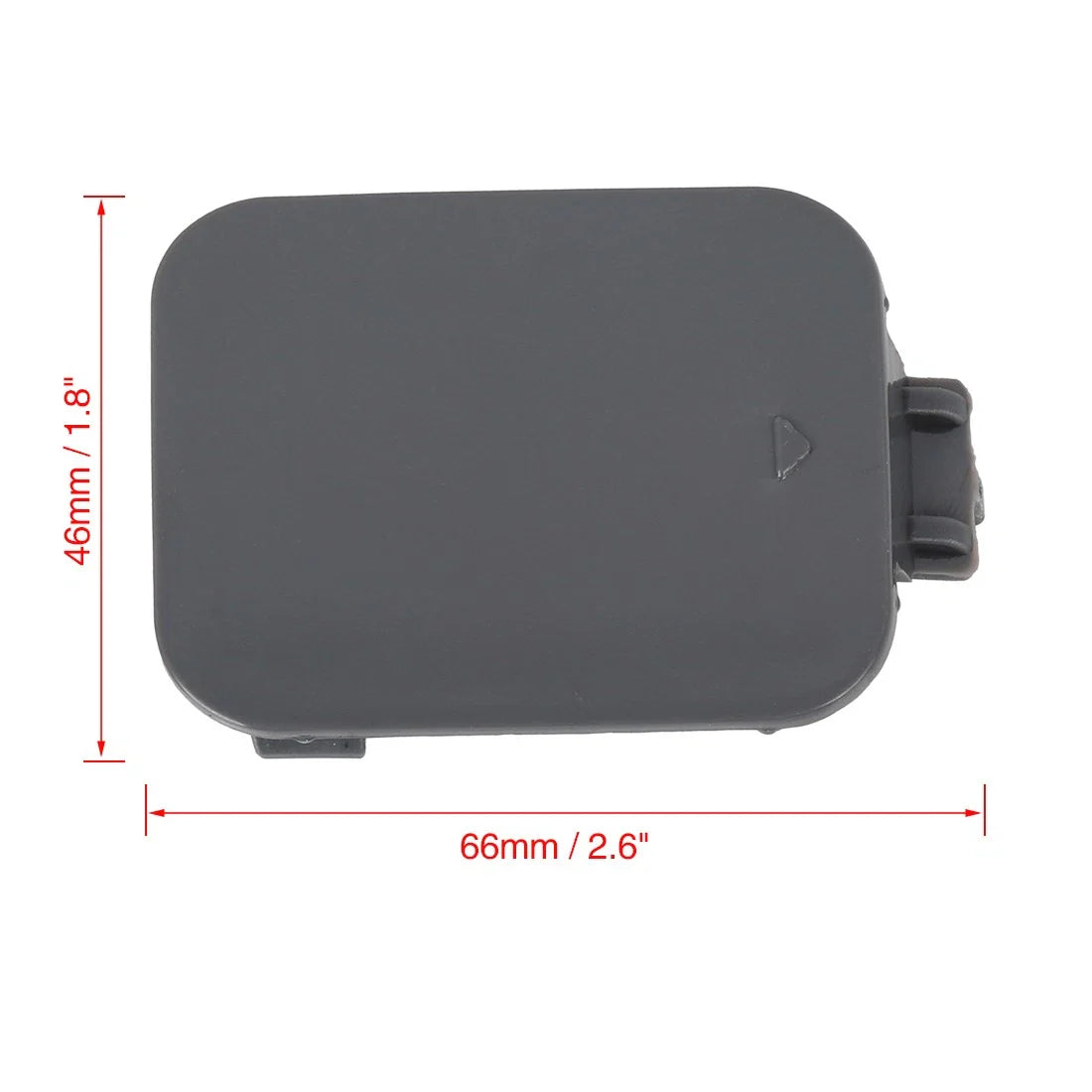 1 Pc Front Bumper Tow Hook Cover Black for BMW E60 (2008 - 2010)