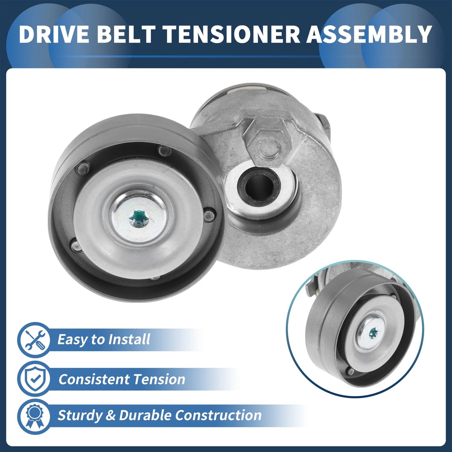 Belt Tensioner for Mitsubishi Space (1998–2006) No.MW30638573 Metal