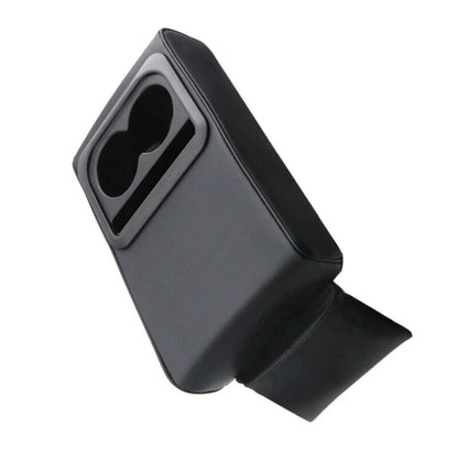 PU Leather Armrest Center Console Box for Car - Black (AU)